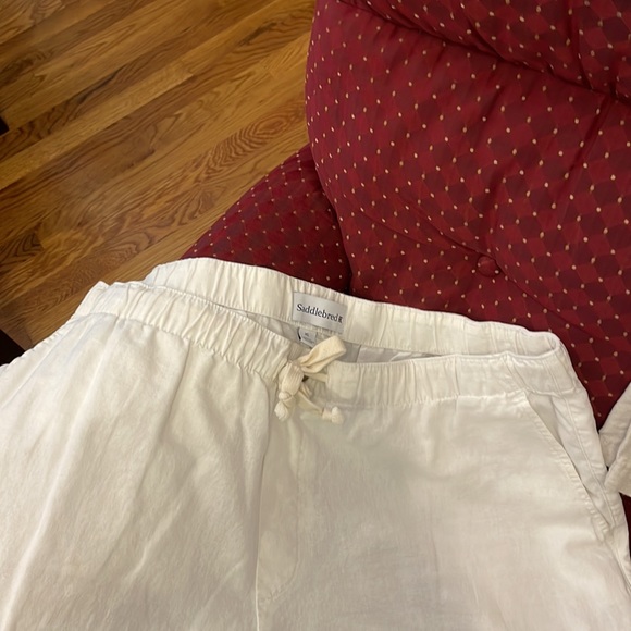 Linen vacation slacks, XL Men’s, 29 lengths-one white and one khaki - Picture 3 of 7